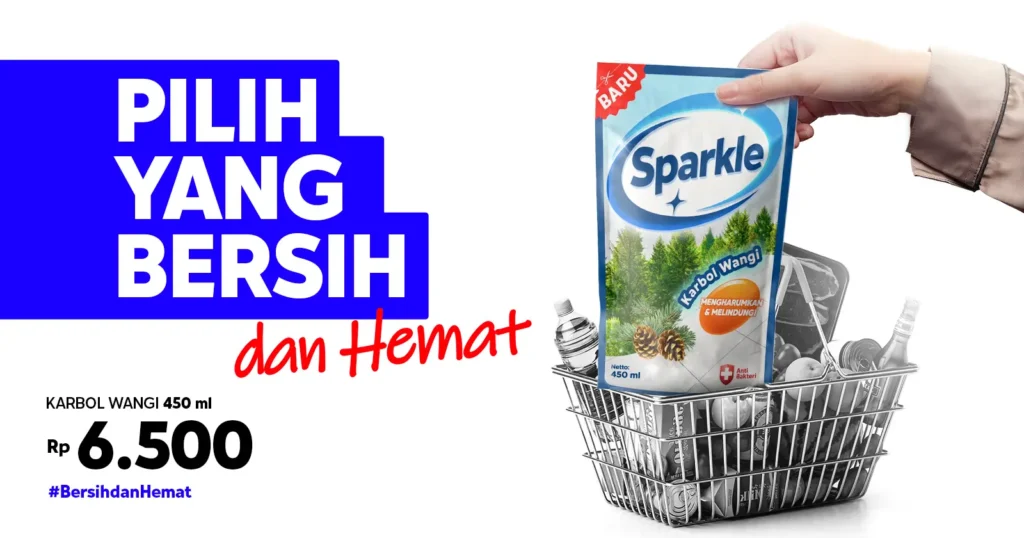 sparkle cairan pembersih lantai