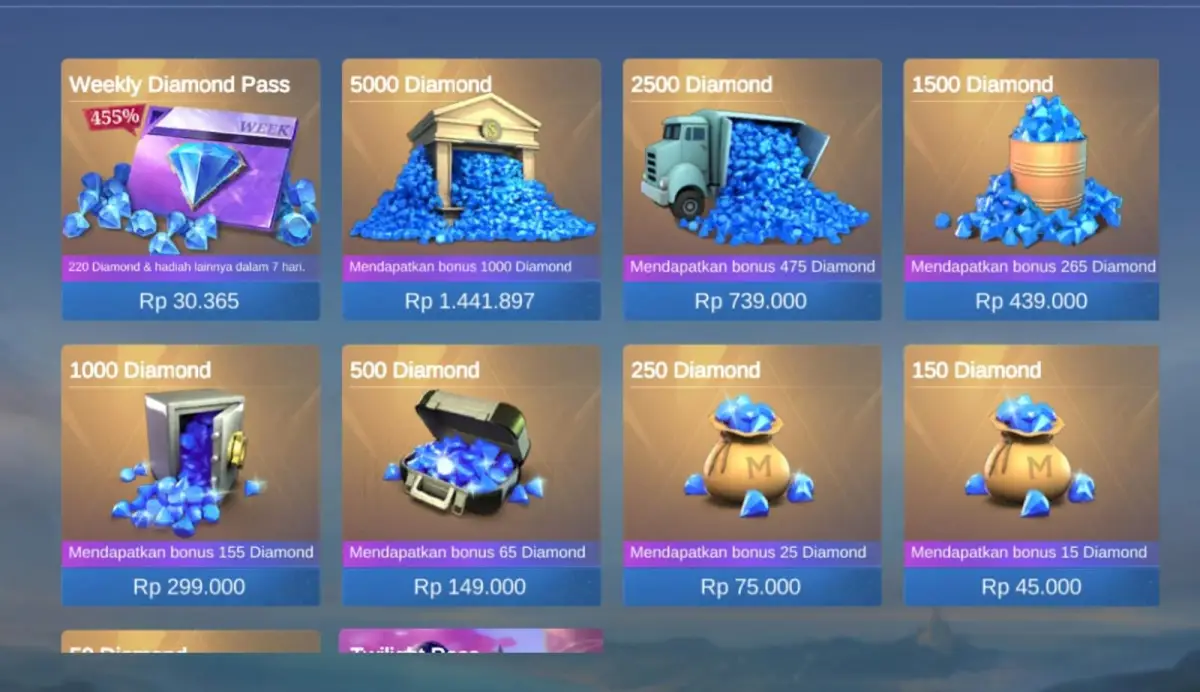 Top Up Mobile Legends