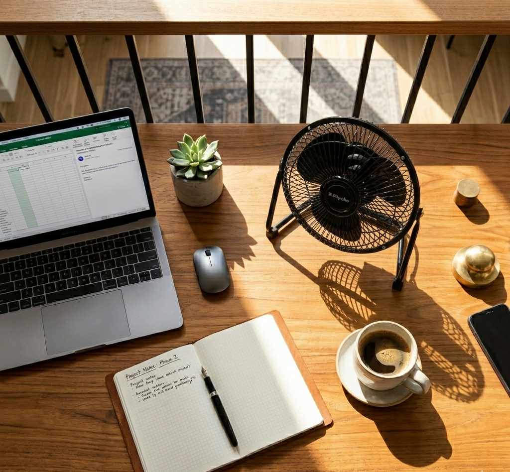 Mengapa Memilih Kipas Angin Miyako Desk Fan untuk Ruang Kerja?